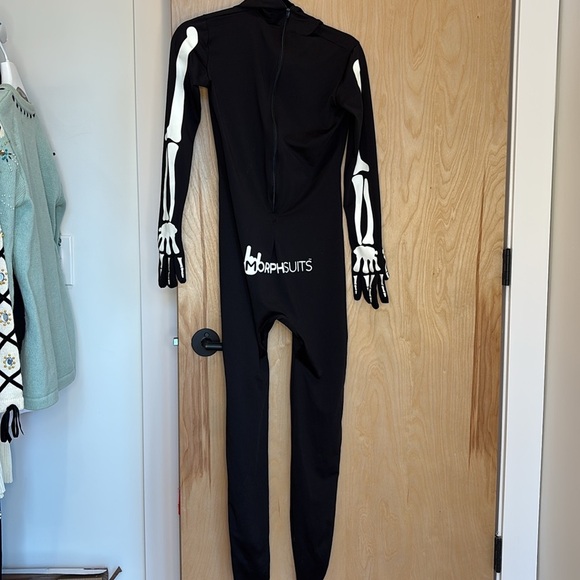 Morphsuit Kids’ Skeleton Suit One Piece Glow in the Dark Size XL - Picture 4 of 8